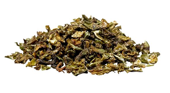Paprika grön 3-4mm 18kg. säck