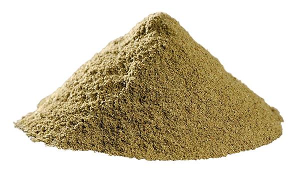 Lagerblad malen 20kg. säck