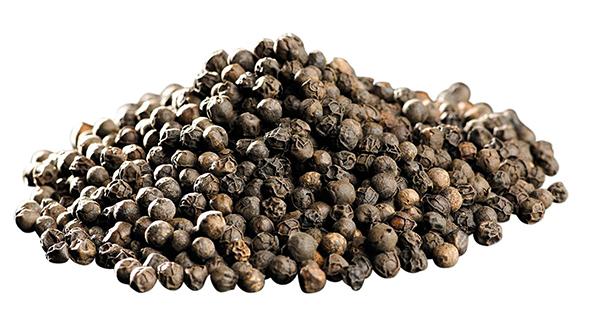 Svartpeppar hel 25kg. säck