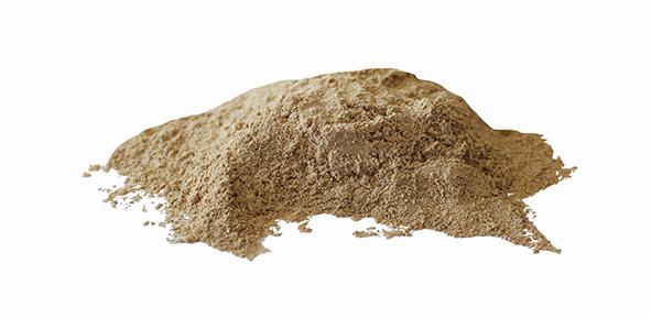 Svamp malen 25kg. säck