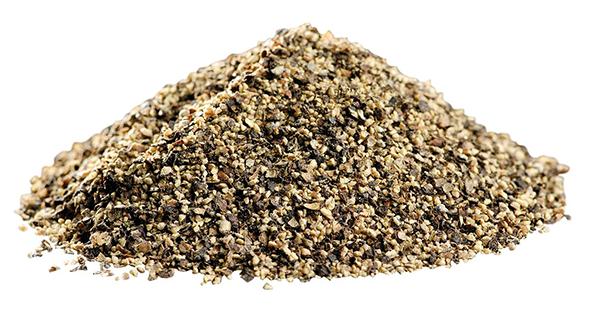 Svartpeppar grovmalen 0,5-1,5mm 25kg. säck