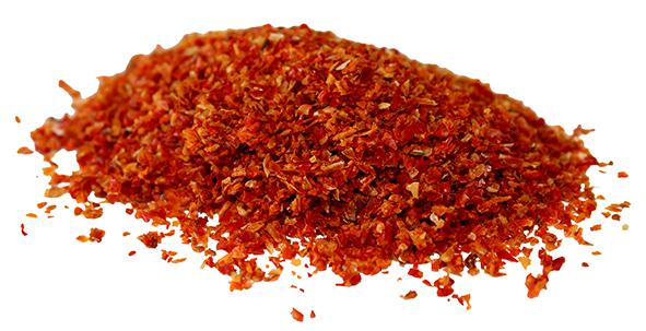 Paprika röd 2mm 25kg. säck