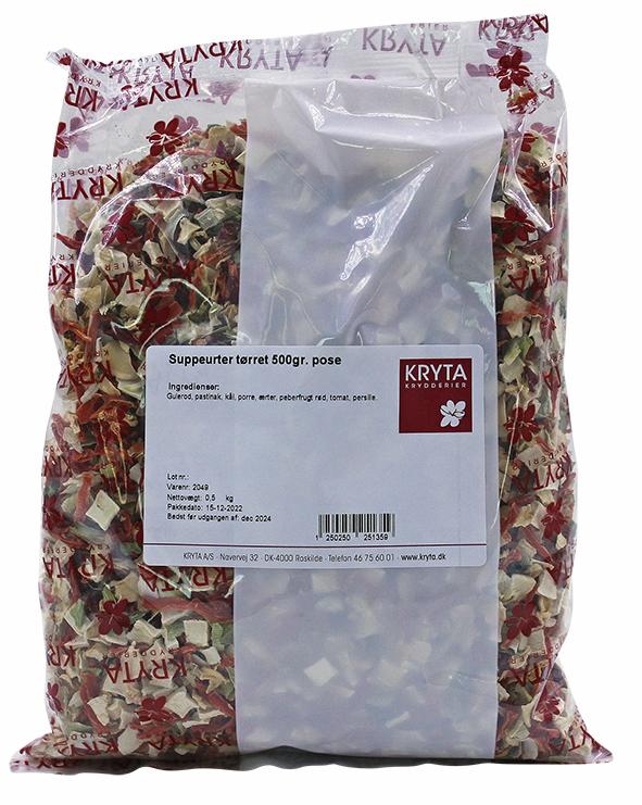 Sopprötter (torkade), 500 g påse