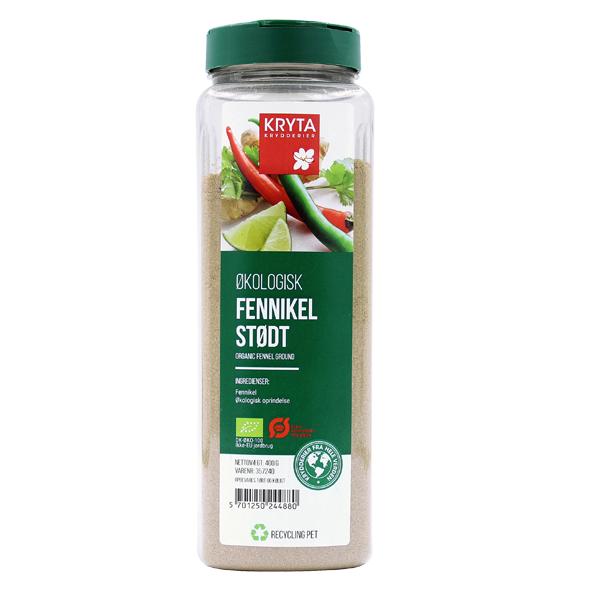 Ekologisk Fänkål malen 300gr. burk