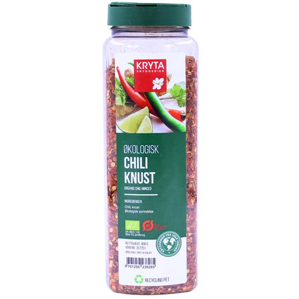 Ekologisk Chili krossad 400gr. burk