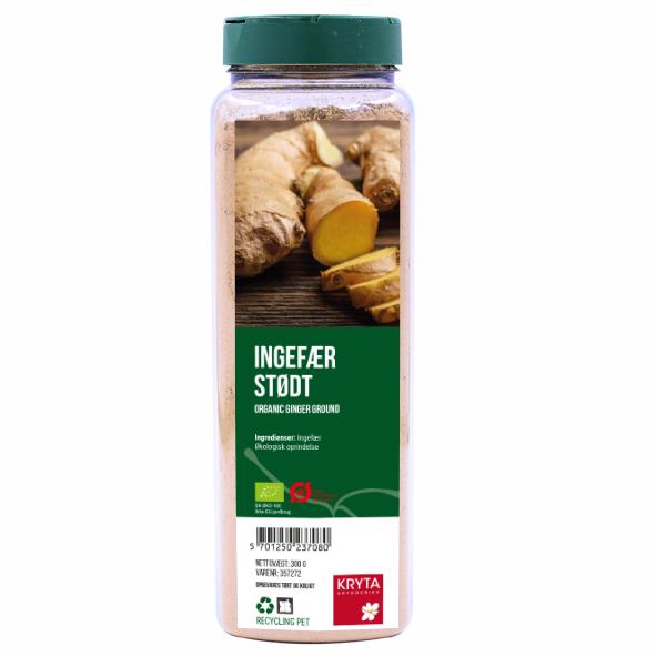 Ekologisk Ingefära malen 400gr. burk