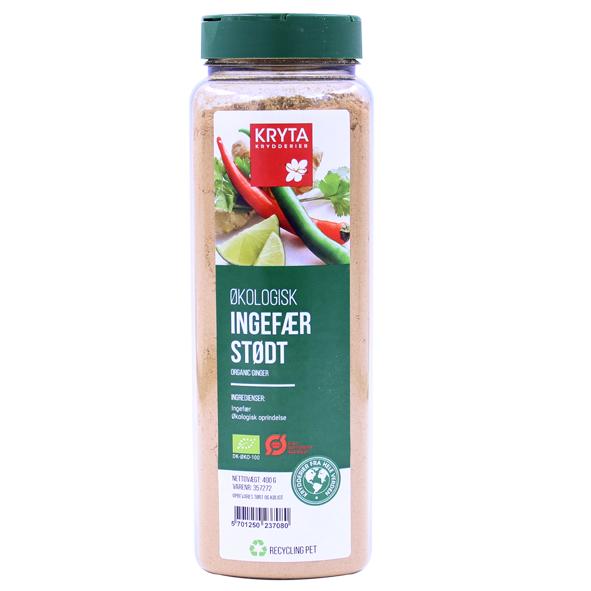 Ekologisk Ingefära malen 400gr. burk