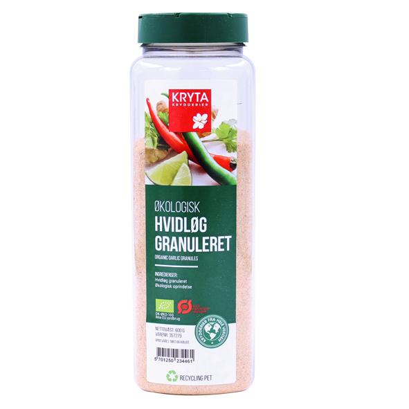 Ekologisk Vitlök krossad 600gr. burk