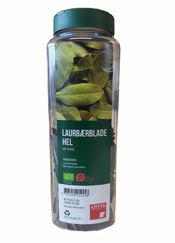 Ekologisk Lagerblad hela 30gr. burk