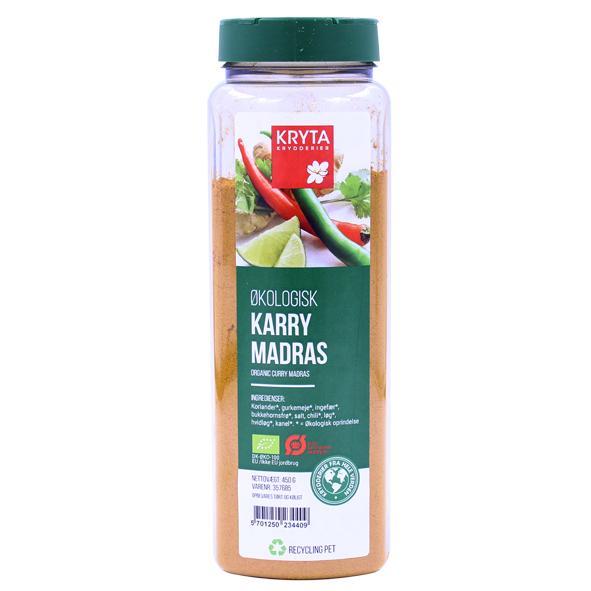 Ekologisk Curry madras 450gr. burk