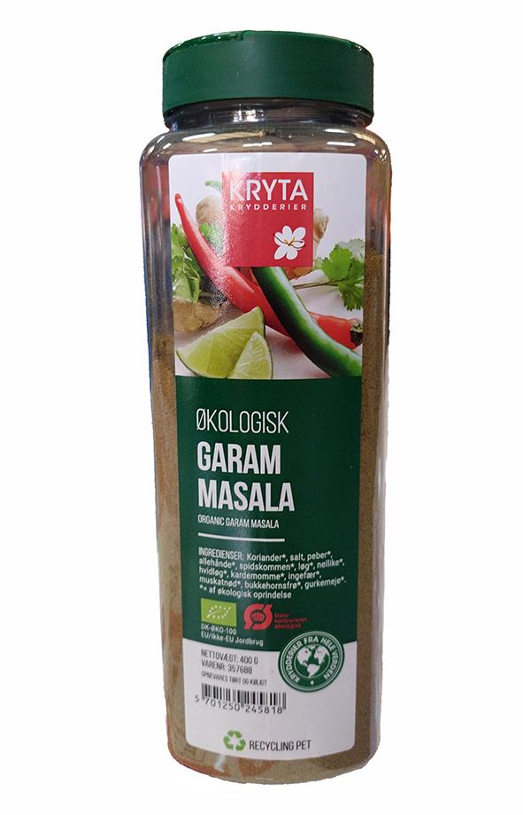 Ekologisk Garam masala 400gr. burk