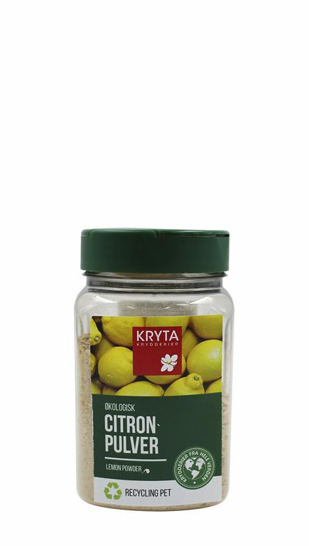 Ekologisk Citron malen burk 130gr. burk