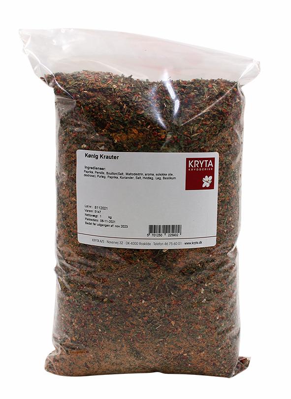 König Krauter 1kg. påse