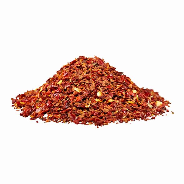Paprika röd 3-4mm 500gr. påse