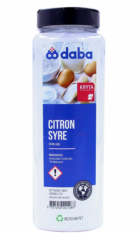 Citronsyra E330 900gr. burk