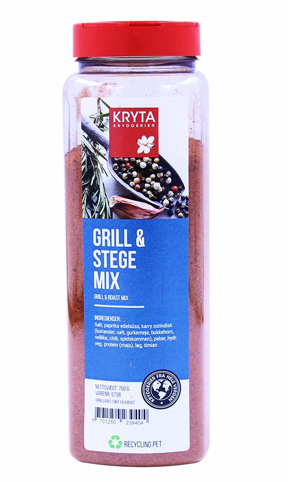 Grill & stekkryddor 750gr. burk