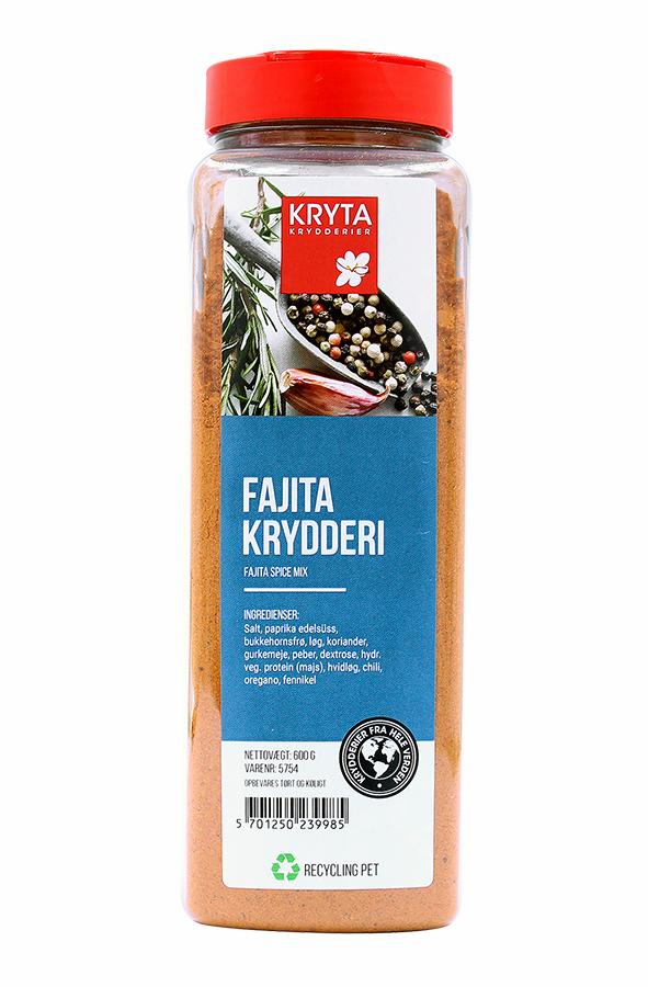Fajita kryddor 600gr. burk