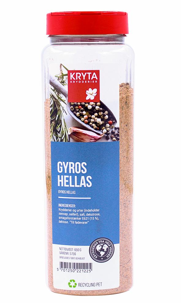 Gyros hellas 650gr. burk