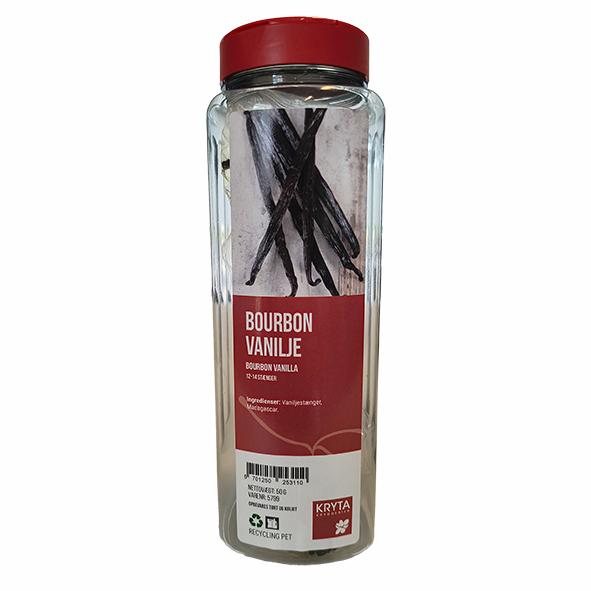 Vaniljstänger, Bourbon, 50 g 12-14 st/burk