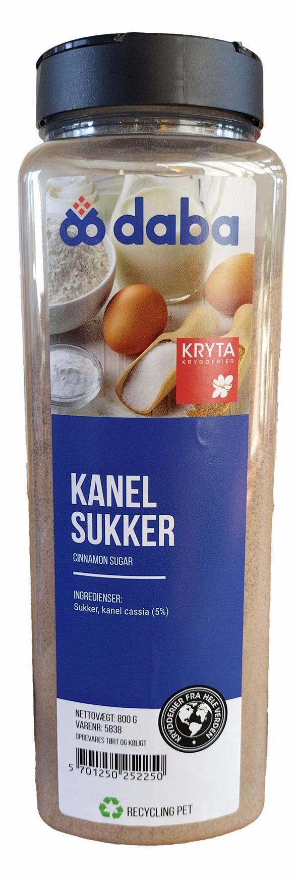 Kanelsocker 800gr. burk
