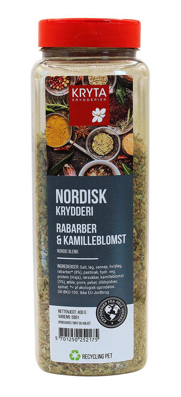 Nordisk rabarber & kamomill, 400 burk