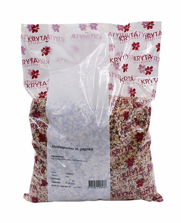 Vitlökspeppar & paprika 1kg. påse