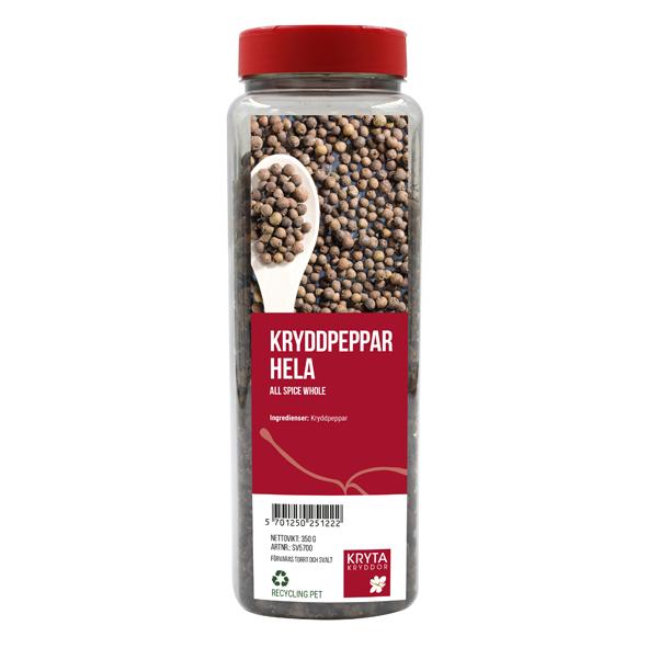 Kryddpeppar hel 350gr. burk