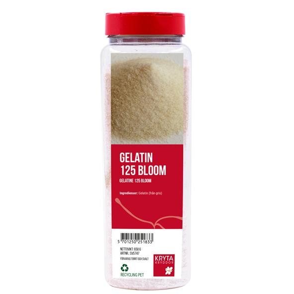 Gelatin 125 Bloom 650gr. burk