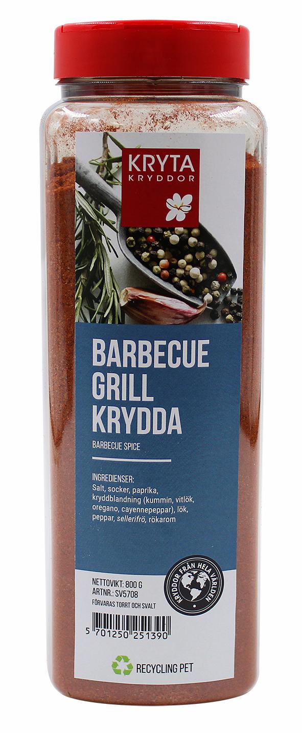 Barbeque grillkrydda 800gr. burk