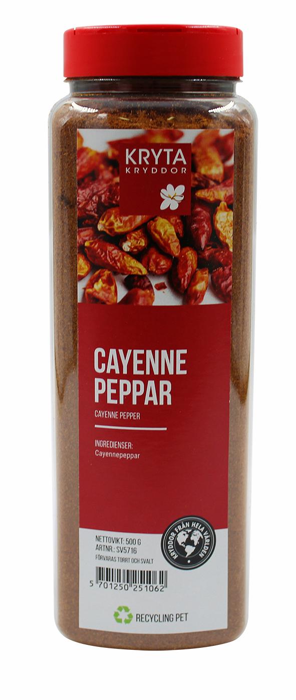 Cayennepeppar 400gr. burk
