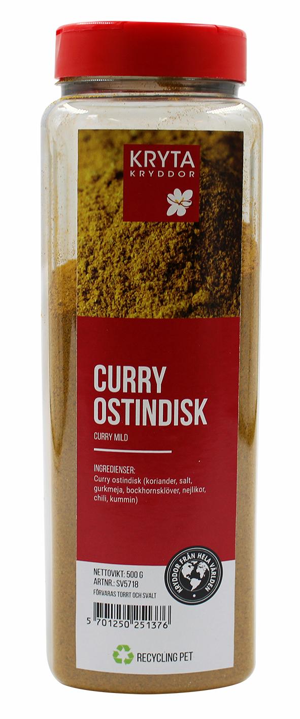Curry mild ostindisk 500gr. burk