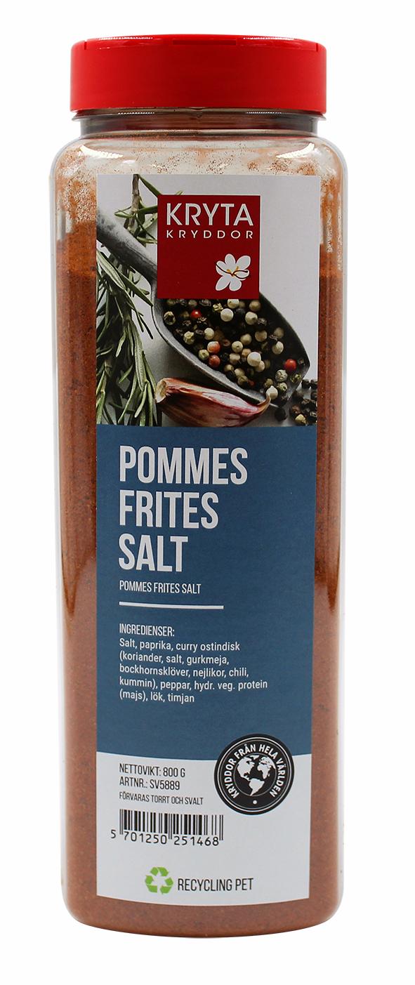 Pommes frites salt 800gr. burk