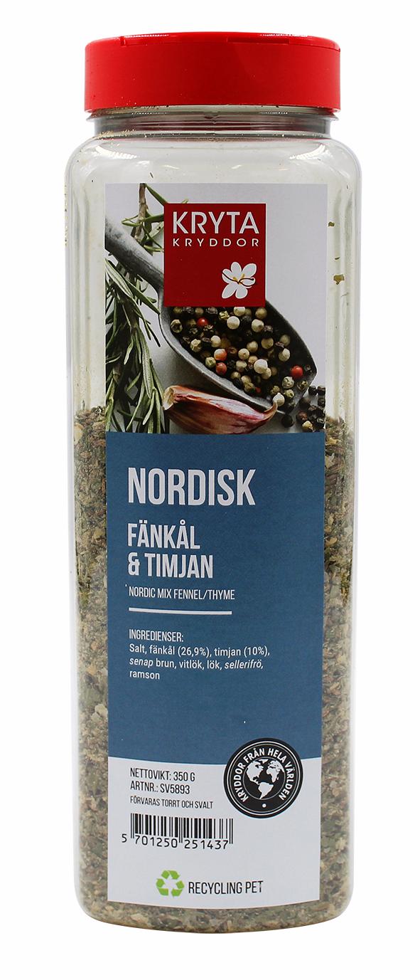 Nordisk fänkål & timjan 350 gr. burk