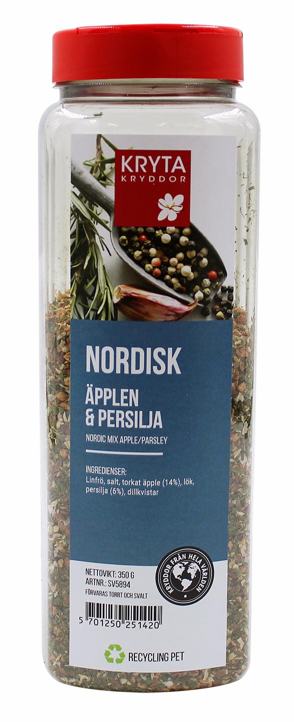 Nordisk äpplen & persilja 350 gr. burk